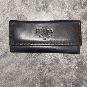 PRADA Leather 6 Ring Key Case